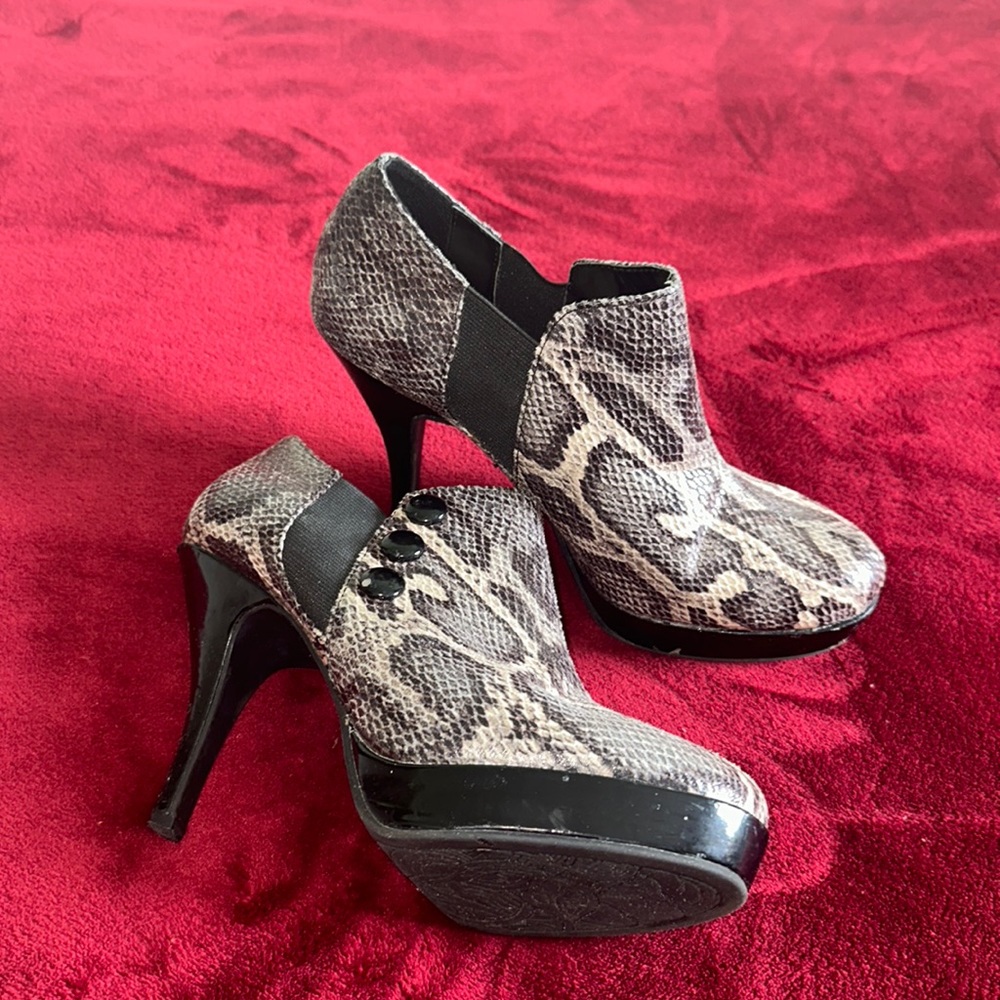 Slip-On Platform Ankle Booties